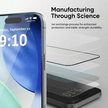 2Pcs Screen Protector For IPhone 18/17/16/15/14/13/12, HD Clarity 9H Tempered Glass Film, 2 Packs - Clear - View 5