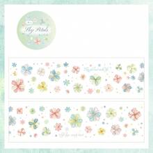 50mm*2m Flower PET Tape Stickers Journal Decor Adhesive Masking Tape Scrapbooking Collage Diary Stationery Sticker - Stickers - View 13
