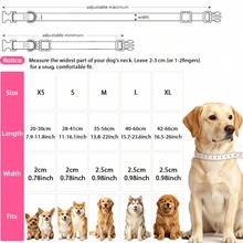 Pink Purple Bowknot Print Dog Collar, Adjustable No-Choke, Universal For All Dog Breeds, With Bowknot Metal Charm, Suitable For Christmas, Valentine's Day, St. Patrick's Day - Pink - View 2