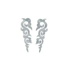 New Arrival Gold & Silver Floral Collar Applique – Garment Trim & Embroidery Motif Patch - Multicolor - View 14