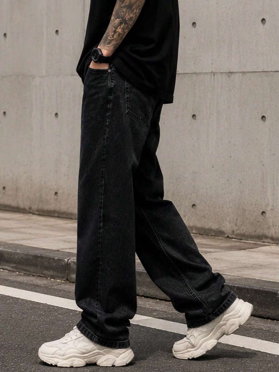 Men Pants - 黑色 - 查看 1