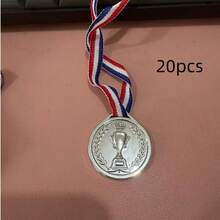 Gold Plastic Award Medal - Shiny Gold Crown Pattern Decorated Medal, Suitable For Sports, Games, Competitions, Talent Shows, Parties And Party Gifts - Multicolor - View 12