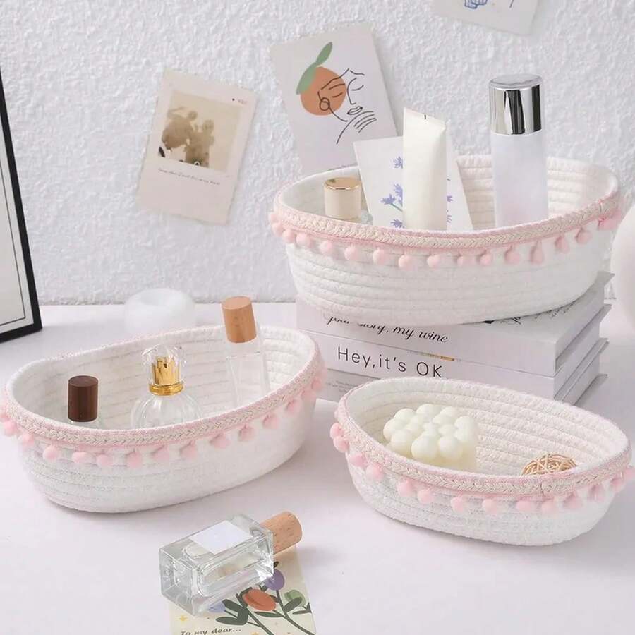 Makeup Storage Set - White - View 1