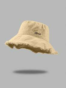 1 buah Topi Nelayan/Ember Unisex Kasual Retro Warna Polos Bahan Poliester dengan Pinggiran Berumbai, Tahan Angin, Hangat, dan Perlindungan UV, Serbaguna untuk Pemakaian Sehari-hari - Topi Nelayan 2 - View 32