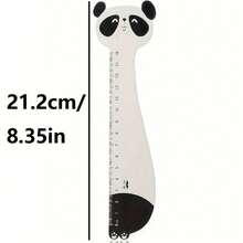 1pc Animal Shaped Ruler - Panda, Giraffe, Shark, Dog And Cat Designs - Combines Decorative And Practical Measuring Functions, Ideal Gift For Holidays, Classroom Supplies, Learning Supplies And Back To School Season - one-size - View 5