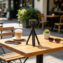 Mini Portable Camera Tripod Handheld Grip Desktop Selfie Stick Mount, With Magnetic Quick Release Base, Compatible With DJI Osmo Action 5 Pro 4 3 Action Camera Accessories - View 7