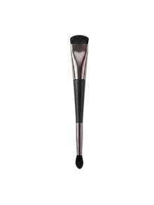2pcs/1pc Dual-Ended Contour Brush, Multi-Function Makeup Brush, Suitable For Nose, Eye Corners, Tear Trough, Nose Bridge, Lip Base Shading And Highlighting, Soft Synthetic Bristles, Facial Sculpting Makeup Tool - Multicolor - View 13