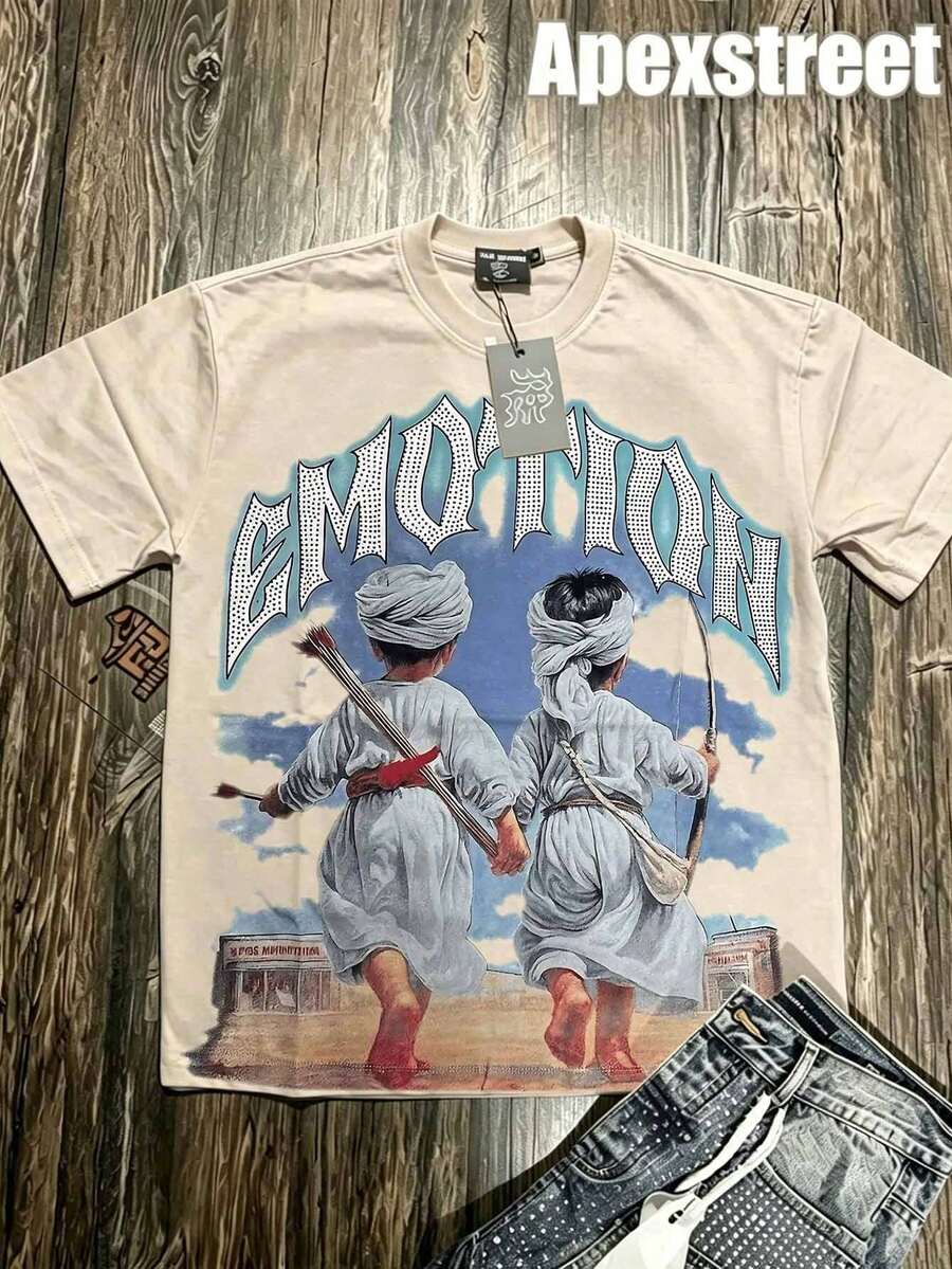Women T-Shirts - 杏色 - 查看 1