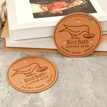 1pc Pure Copper Bird Bath Tray, Reinforced Pure Copper Cleaning Tray, 3-Point Support, Suitable For Outdoor Bird Bath Year-Round Physical Water Cleaning - Multicolor - View 7