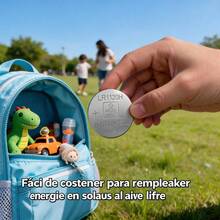 , Simple-Style Batteries For Kids' Toy Area Tables - Silver - View 2
