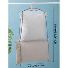 1/5pcs Polyester Pillow Drying Net, Foldable Pillow Drying Rack, Toy Laundry Drying Net Bag, Home Balcony Clothes Drying Rack (Hangers Not Included) - Multicolor - View 4