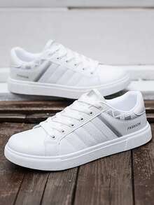 Men Sneakers - Solid Gray - View 3