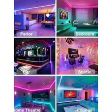 Tira LED multicolor para decoración de habitaciones y proyectos creativos - Multicolor - Ver 6
