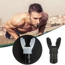 1pc Portable Abdominal Mouthpiece Breathing Trainer, Fitness Exercise Tool Suitable For Running, Swimming, Yoga And Strength Training, Outdoor Breathing Exercise Tool - Multicolor - View 3