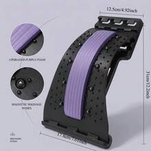 Magnetic Massage Back Stretcher, Relieves Lower Back Pain, Suitable For Fitness And Exercise - Multicolor - View 2