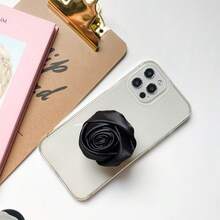 Elegant 3D Rose Phone Stand, Adhesive Foldable & Telescopic, Versatile Premium Fashion Phone Accessory, Great Gift For Girls - Multicolor - View 9