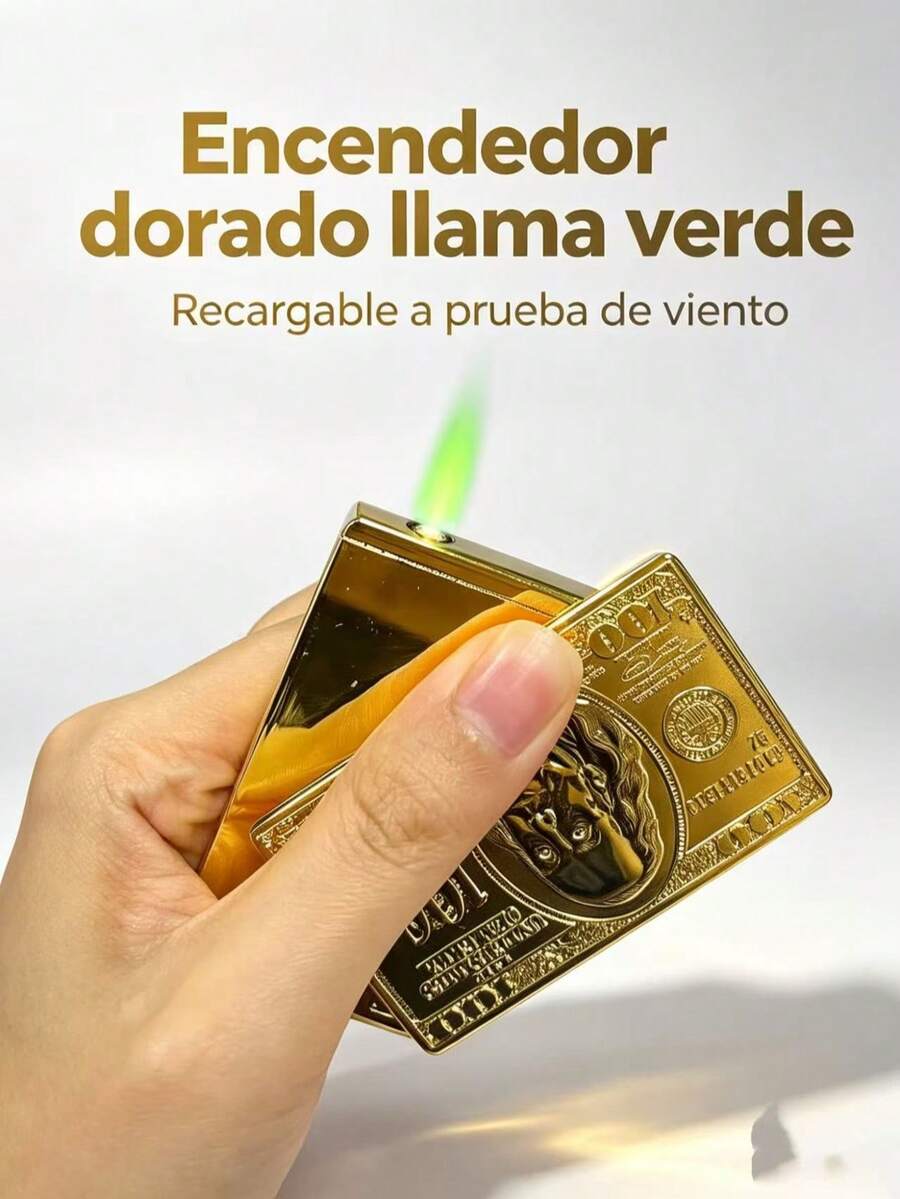 Encendedor de antorcha a Prueba de Viento, Encendedor de butano Recargable, Encendedor de butano - 1630 - Ver 1
