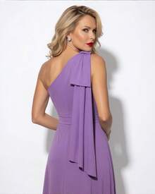 Women Dresses - Lilac Purple - View 6