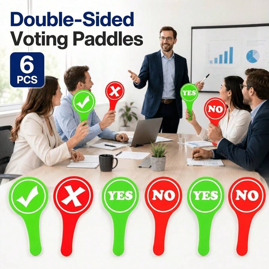 5/10pcs Cardboard Handheld "Correct" And "Incorrect" Sign Cards, Suitable For Classroom Teaching, Interactive Learning Activities, Photo Props, Food Reviews, Travel Vlogs, Classroom Quizzes, Meeting Games, Party Interaction Supplies, Perfect For Creative Use - Identification Tag - View 1