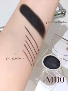 JOOCYEE EYESHADOW Eyeshadow Tunggal, Cocok Untuk Riasan Sehari-hari, Bisa Diberikan Sebagai Hadiah Untuk Pacar - M110 Leather Black - View 10
