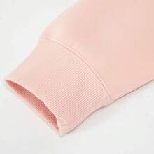 PUMA CLASSICS Solid Color Logo Oversized Pullover Hoodie Unisex Pink - Pink - View 8