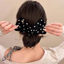Slouchy Magic Bow Twist Hair Clip, Adult Bun Hair Clip, Women's Hair Accessory - Hair Clip - Bow Button - View 4