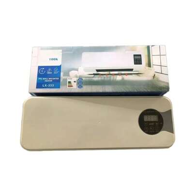Mini Calefactor Cerámico PTC Inteligente Ventilador Portátil Montado en la Pared con Control Remoto Protección contra Sobrecalentamiento 110V Sala de Estar Dormitorio Baño