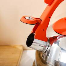 2.5L Whistling Kettle, Large Capacity, Stainless Steel, Whistle Alert, Design, Suitable For: Outdoor, Daily, Tea Pot - Multicolor - View 2