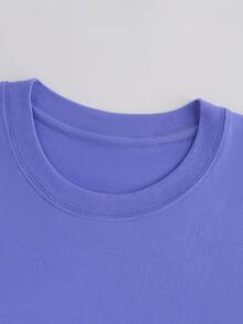 Women T-Shirts - 紫藍色 - 查看 3