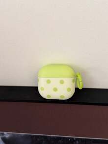 極簡馬卡龍波點 Pods 4 保護殼,相容 Apple Pod 3 Pro 耳機殼 2 代無線藍牙 3 代 2 代 Pod Pro 4 代 5 代保護殼 - 綠色 - 查看 15