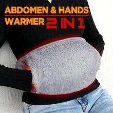 Portable  Electric Heating Abdomen Belt, Back Or Belly Heating Pack For Women And Girl,USB Plug-In Heating Pad,Women Menstrual Relief Pain Uterus Hand Warmer (No Mobile Power) - Single Pack - View 2