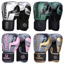 GINGPAI Adult Boxing Gloves For Men, Women And Teens, Combat Boxing Gloves, Muay Thai, Sanda Training, Breathable - Multicolor - View 3