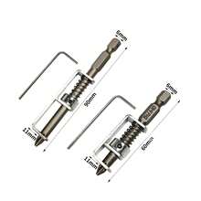 2/3pcs-Spring-Loaded Screwdriver Holder, Spring Clip Design To Prevent Dropping, Designed For One-Handed Use With Ergonomic Locking Mechanism. Spring Positioning One-Handed Operation Universal Screw Fixing Tool With Cross-Head Bit. Tool Accessories, Power Tool Accessories. - Multicolor - View 12