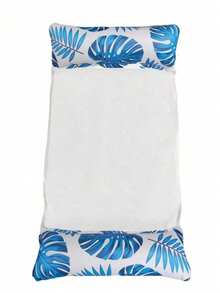 Hammock Tiup Multifungsi 4-in-1 untuk Dewasa, Desain Motif Daun, Kursi Santai Terapung Tahan Air PVC Tebal, Cocok untuk Pesta Kolam Renang - Daun maple - View 10