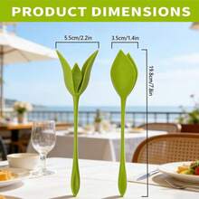 10/20pcs Floral Napkin Holders, Fashionable & Elegant, Creative Flower-Shaped Stand, Easy To Use, Combines Storage & Decorative Functions. Suitable For Weddings, Various Holiday Parties And Daily Table Settings - Easy-To-Use Floral Napkin Holders For Everyone - Multicolor - View 2