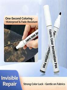 1/3pcs, Clothing Color Correction Pens With Multiple Colors Available, Waterproof And Non-Fading. Clothing And Carpet Repair Pens Suitable For Denim, Efficient And Non-Fading - Multicolor - View 8