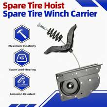 Soporte de cabrestante de llanta de refacción compatible con  F-150 1997-2003, 2004 y Heritage 1997-1999, F-250 1997 y HD 2002 y Lincoln Blackwood 2002 924-526 1L3Z1A131AA 2L3Z1A131AA - A - Ver 4