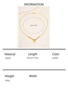 1pc Fashionable Personalized Design Necklace Pendant With Tassel, Versatile Women's Collarbone Chain - Butterfly - View 6