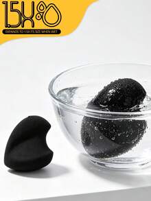 2/4/6/8/12 PCS Black & Brown Makeup Sponges, Latex Free Dual Use Wet Dry Beauty Sponges For Liquid Foundation, Cream, Powder & Concealer, Flawless Foundation Blending Applicator - Multicolor - View 4