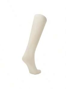 MLB Unisex VARSITY KNIT SOCKS Simple Comfortable Soft Casual Sports Socks 3ASOMV546-50CRS - Cream - View 3