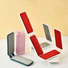 1pc Portable Lint Remover, Home Use Coat Hair Scraper, Double-Sided Folding Static Brush Hair Remover - Multicolor - View 4