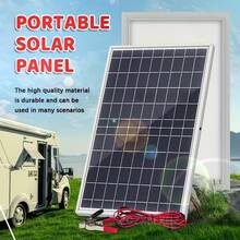 Kit Panel Surya Portabel 30W, Mudah Dipasang dan Mudah Dibawa, Cocok untuk Berkemah, Mobil, RV, Perahu, Pengisi Daya Surya Luar Ruangan untuk Ponsel - 1 buah - View 1