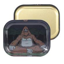 OFFPUFF 2 Pieces Sasquatch Rolling Tray With A Matching Grinder Sets - Multicolor - View 6
