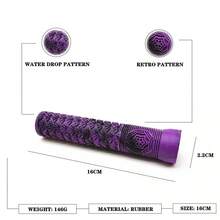 AOFDA Universal 16CM Extended Mountain Bike Handlebar Grips, Rubber Non-Slip Shock-Absorbing Small Wheel Bicycle Handlebar Covers, Wear-Resistant Cycling Parts - Multicolor - View 4