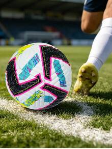1pc Size 5 Adult Competition Soccer Ball, Multi-Color Training Football For Youth Students, Beach, Indoor, Outdoor PU Embossed - Multicolor - View 6