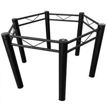 Pés Para Mesa De Jantar Base Sextavada Para Casa Cozinha - Preto - Visão 3