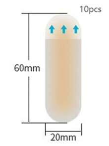 1/10/20片裝隱形水膠水泡貼布，水泡護墊，腳跟摩擦保護與肌膚護理，露營、跑步、走路、徒步與旅行必備，聖誕節、萬聖節禮物 - 多款式 - 查看 12