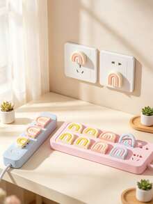 1pc Electrical Safety Socket Cover,For Kids Room Nursery Decor Newborn Essentials - Multicolor - View 1