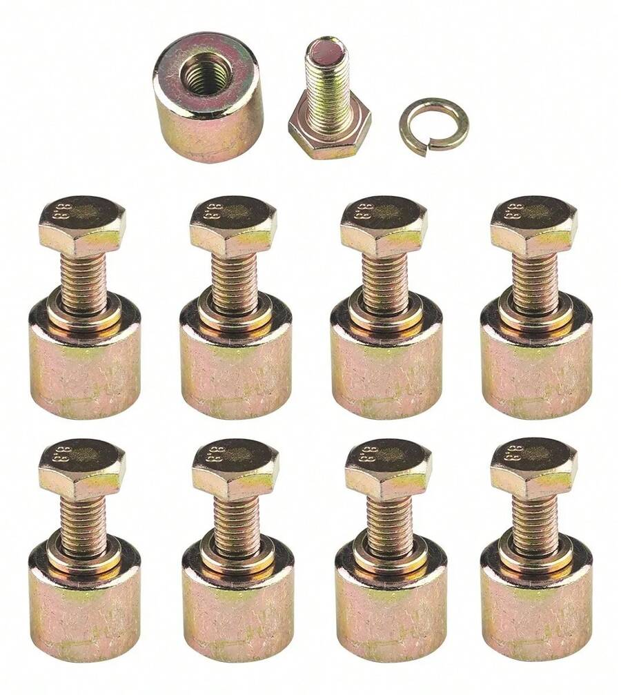 8 Buje Metálico Jaula Trasera Para Italika Dm150 Dm200 Dm250 - A - Ver 1