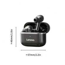 Lenovo -5.4 Bluetooth Earphones: In-Ear Noise Cancellation, Low Latency, HD Calls, Stereo Sound, Compatible With Multiple Devices. - View 9